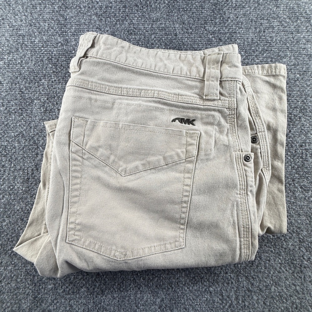 Mountain Khakis Classic Fit Mens 36x30 Sand Cotton Stretch Canvas Pants 0419